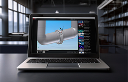 Youtube_How_is_CLAMSHELL_BELLOWS_installed_Belman_FTI@0.1x the preview of the video showing how a clamshell bellow install to a piping system