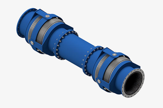 Articulated piping bellow