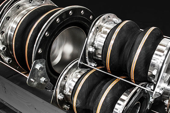 Customised rubber bellows