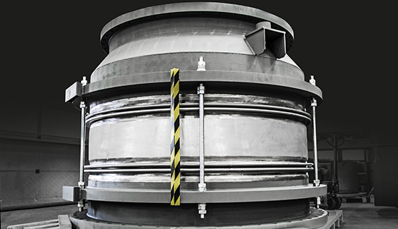 REFRACTORY LINED EXPANSION JOINT FOR STEEL PLANT