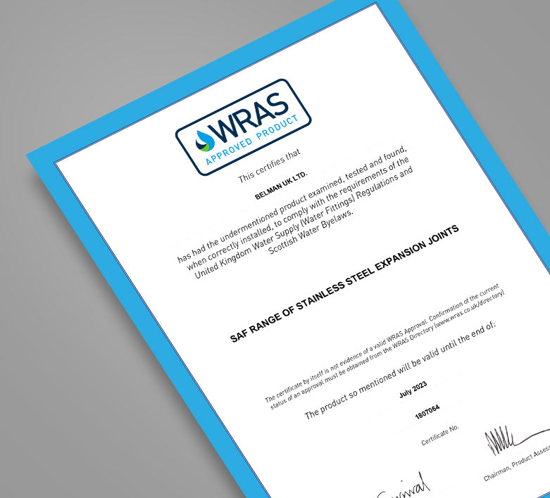 BELMAN-UK_WRAS-certificate Belman holds the WRAS approval