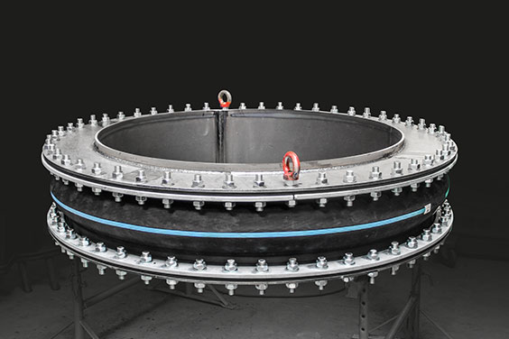 Rubber expansion joints for prolonged service life
