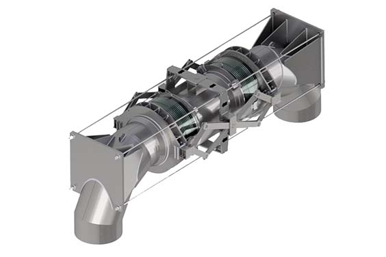 3D modulation of a FCCU expansion joint