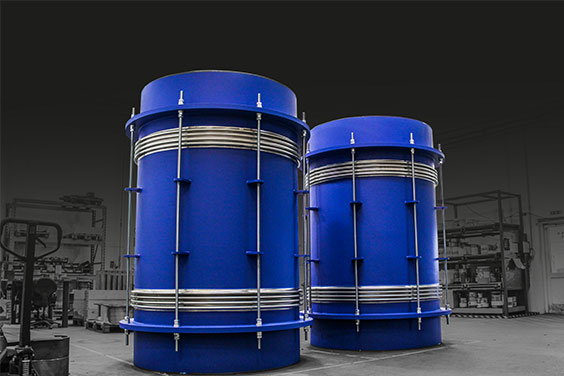 Tied pipeline bellows