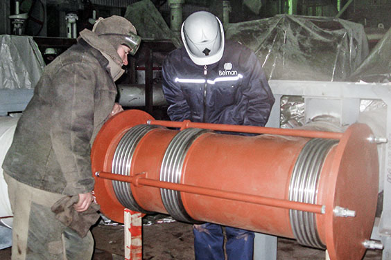 on-site supervision for expansion joints