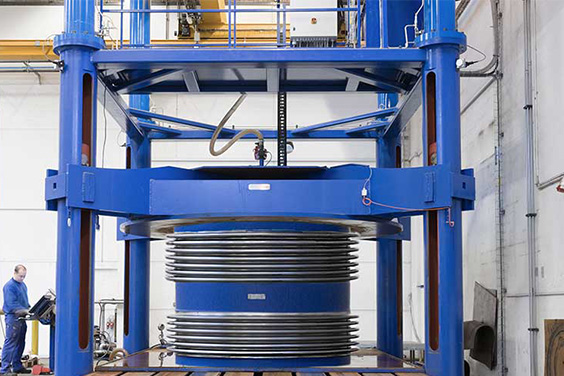 Belman pressure test of expansion joints