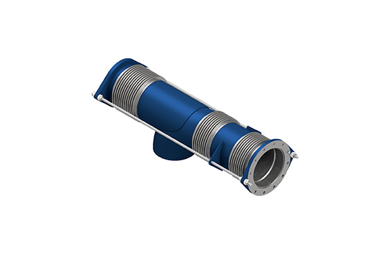 Elbow pressure balanced expansion joint