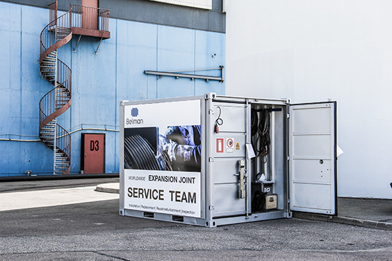 Belman on-site service container