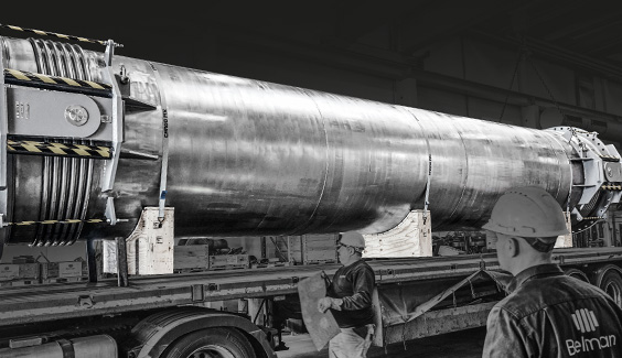 10-METER-LONG DOUBLE HINGED EXPANSION JOINT