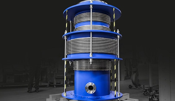 INLINE PRESSURE BALANCED PIPE EXPANSION JOINT