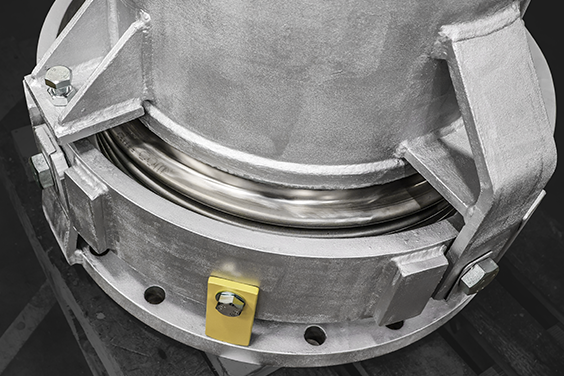 Compensator inner sleeves made from material 1.4828 (AISI 309)