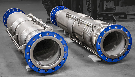 2.6-METRE-LONG EXPANSION JOINTS FOR EXTENSIVE AXIAL MOVEMENT