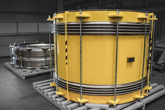 DN 1600–2600 SIZED EXPANSION JOINTS for a German steel plant’s new hot blast stove