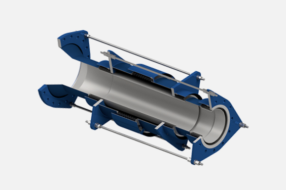 Removable covers_on Expansion Joint_BELMAN_3 3d visualisation of expansion joint designed with 100% removable covers.